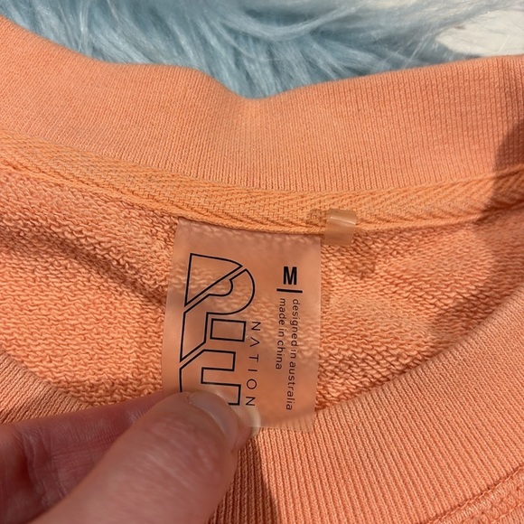 P.E Nation Money Shot Logo Colorblock Sweatshirt - Picture 3 of 9